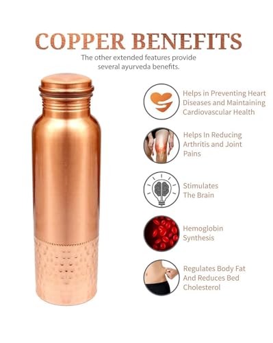 Image 6 of KC Pure Copper Water Bottle 1000ml