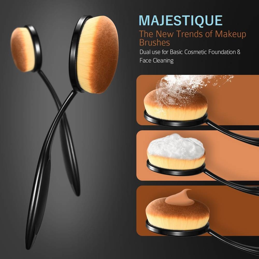 Image 4 of Majestique Oval Face Brush