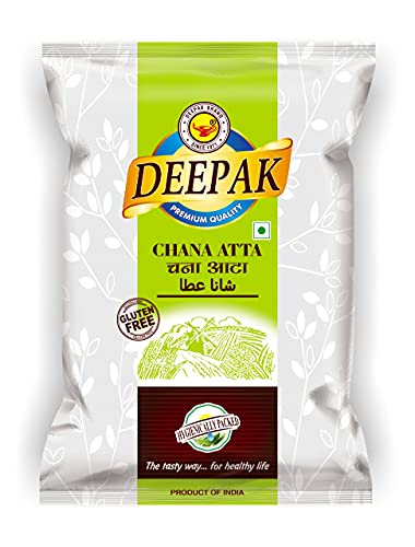 Image 1 of Deepak Chana Atta | Gluten Free Chickpea Flour | High Protein & Fiber | For Roti, Snacks & Traditional Recipes