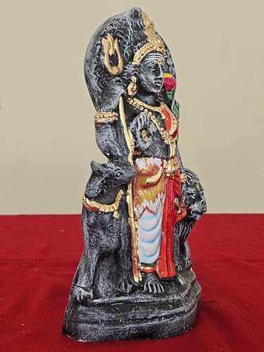 Image 5 of Breeze Handicrafts Paper Mache Ardhanarishvara Idol, Shiva Parvati Golu Doll, Navratri kolu bommai Multicolor