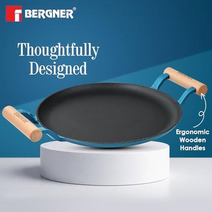 Image 7 of BERGNER Excalibur Lightweight Cast Iron Dosa Tawa 30cm