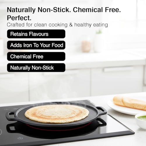 Image 7 of Prestige 30 cm Cast Iron Dosa Tawa