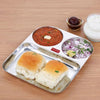 Image 1 of Default Title for the product HAZEL Stainless Steel 3 Compartment Plate