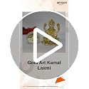 Image 2 of Gold Art India Kamal Laxmi Gold Plated Off White Idol for Home Decor With Coin 2.8" Inch