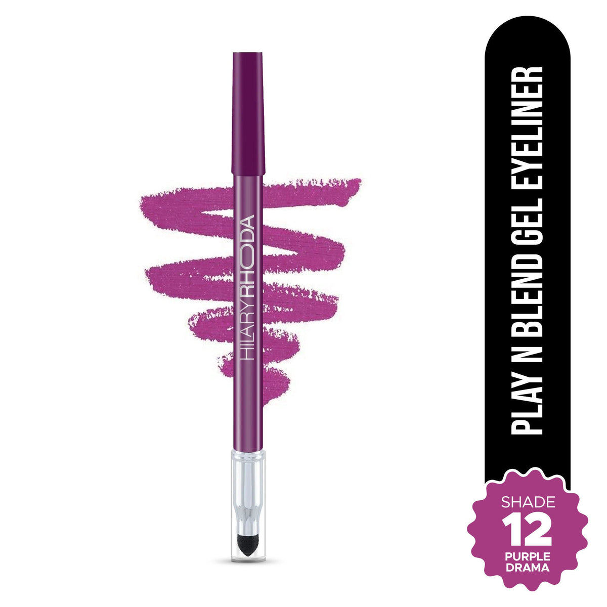 Image 1 of 1.5 gm for the product Hilary Rhoda Play N Blend Gel Eyeliner - Purple Drama 12