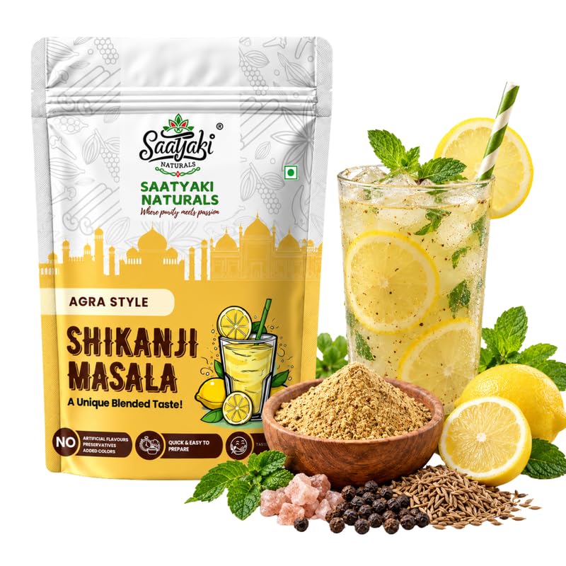 Image 1 of 150 g (Pack of 1) for the product SAATYAKI NATURALS Shikanji Masala
