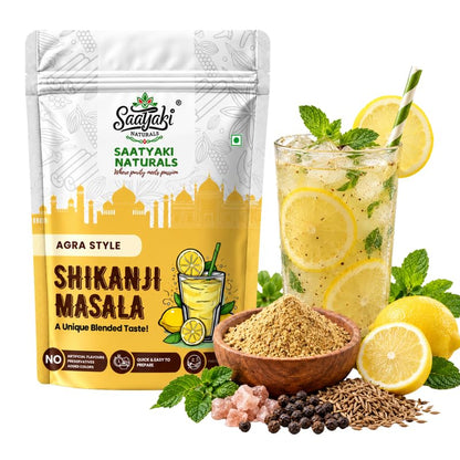 Image 1 of 150 g (Pack of 1) for the product SAATYAKI NATURALS Shikanji Masala
