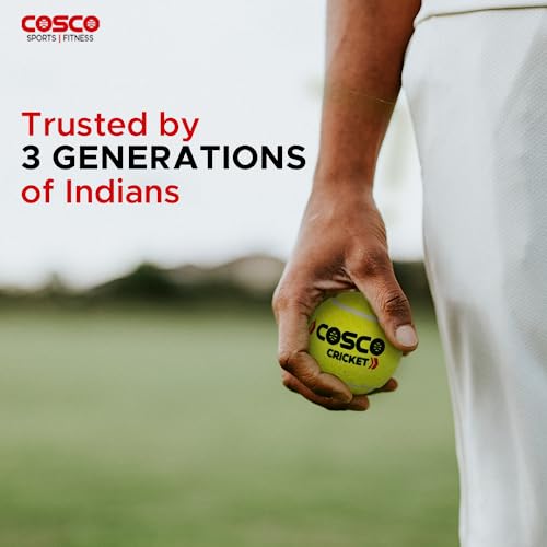 Image 6 of Cosco Rubber Light Cricket Tennis Ball (Pack of 6)