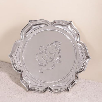 Image 5 of ALCU Pooja Thali for Diwali & Navratri (Silver)