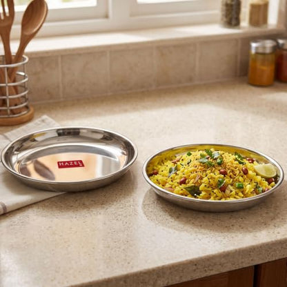 Image 5 of 17 CM / Set of 2 for the product HAZEL Stainless Steel Plates