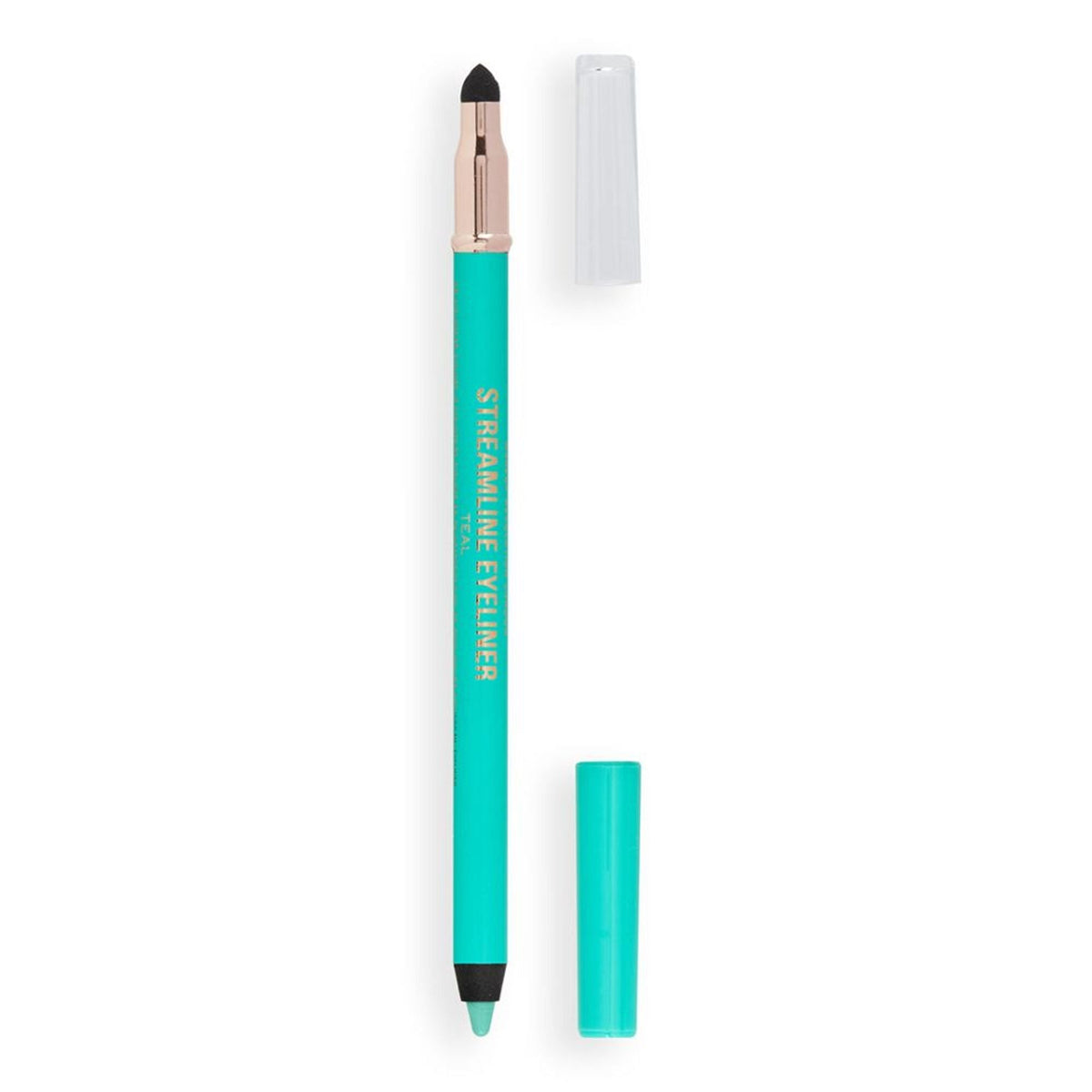 Image 7 of Makeup Revolution Streamline Waterline Eyeliner Pencil-Ultra Creamy Smudge Proof Smokey Looks - Teal