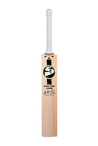 Image 4 of SG Sunny Gold Classic Bat English Willow Hard Pressed Shaped for Superb Stroke Cricket Bat (Leather Ball)