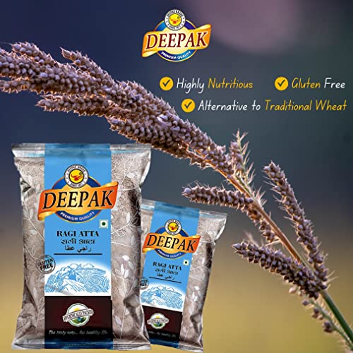 Image 3 of Deepak Ragi Atta | Gluten Free Finger Millet Flour | High Fiber & Healthy Diet Flour