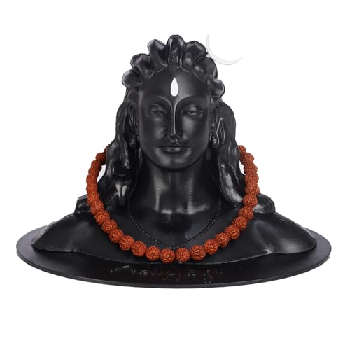 Image 3 of Isha Life Adiyogi Statue & 7.5 mm Rudraksha Mala Combo