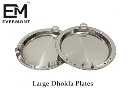 Image 7 of EVERMONT Stainless Steel Multi-Purpose Idli Maker & Steamer with 6 Plates
