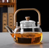Image 1 of Default Title for the product Jinelza Borosilicate Glass Teapot 900ml