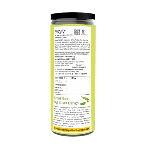 Image 6 of Roasty Tasty Roasted Edamame Beans Chatpata 125g