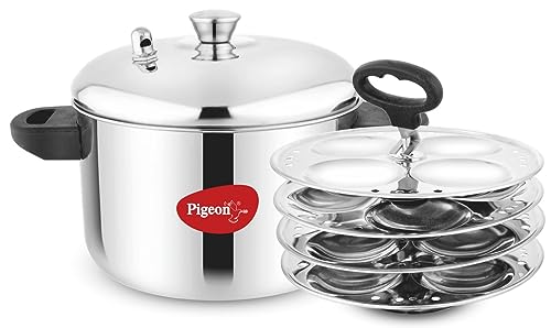 Image 1 of 4 Plate for the product Pigeon Stainless Steel Idly Maker 4 Plates Compatible with Induction and Gas Stove
