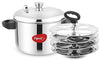 Image 1 of 4 Plate for the product Pigeon Stainless Steel Idly Maker 4 Plates Compatible with Induction and Gas Stove