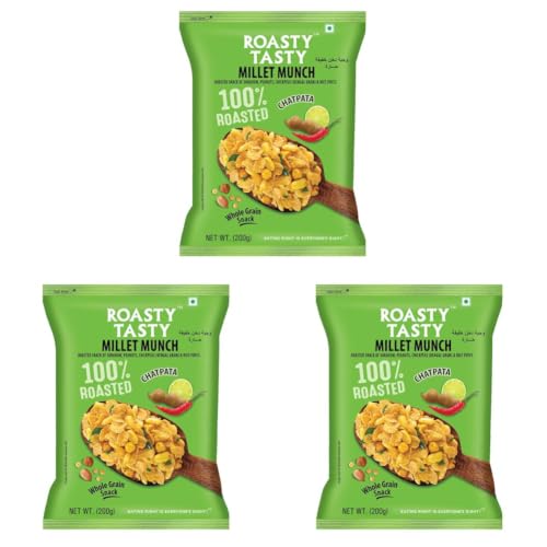 Image 5 of MILLET MUNCH CHATPATTA / 200 g (Pack of 3) for the product Roasty Tasty Millet Munch Chatpata