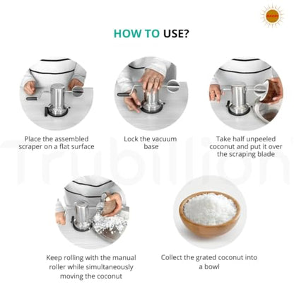 Image 8 of Baaan Coconut Scraper Manual Machine