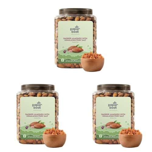 Image 6 of Roasted Almonds / 1 kg (Pack of 3) for the product Paper Boat Premium Smoked and Roasted Almonds