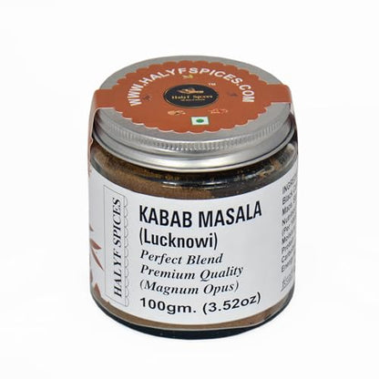 Image 1 of 100 g (Pack of 1) for the product Halyf Spices Lucknowi Kabab Masala 100g
