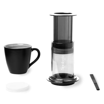 Image 4 of Sipologie Mesh AirBrew with In-Built Mesh Filter & Ceramic Coffee Mug