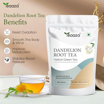 Image 6 of Teaaza Dandelion Root Tea 20 Grams Loose Tea Leaves