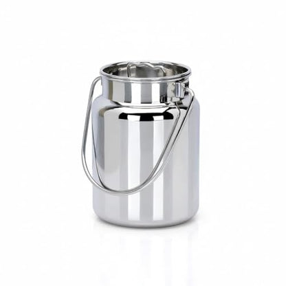 Image 4 of KC Stainless Steel Milk Can with Lid, 1000 ml Capacity