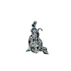 Image 1 of Default Title for the product Dista Silvers Sitting Hanuman Locket 2.62G