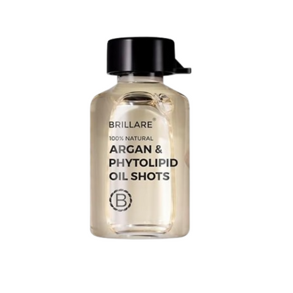 Image 1 of 6 ml x 8 shots / Pack of 1 for the product Brillare Argan & Phytolipid Oil Shots For Dry, Frizzy Hair