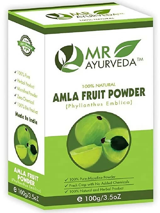 Image 1 of 100 gm for the product MR Ayurveda Amla Fruit Powder