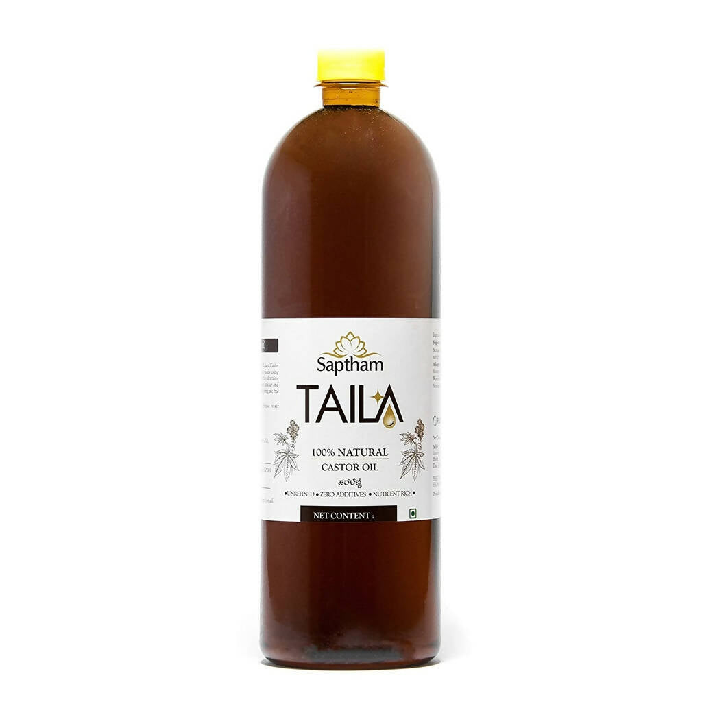 Image 1 of 250 ml / Pet for the product Saptham Taila 100% Natural Castor Oil