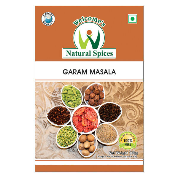 Image 1 of 100 gm / Pack of 1 for the product Welcome’s Natural Spices Garam Masala Powder