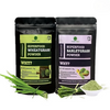 Image 1 of combo for the product Poddar Farms Premium Wheatgrass Powder and Barley Grass Powder Combo