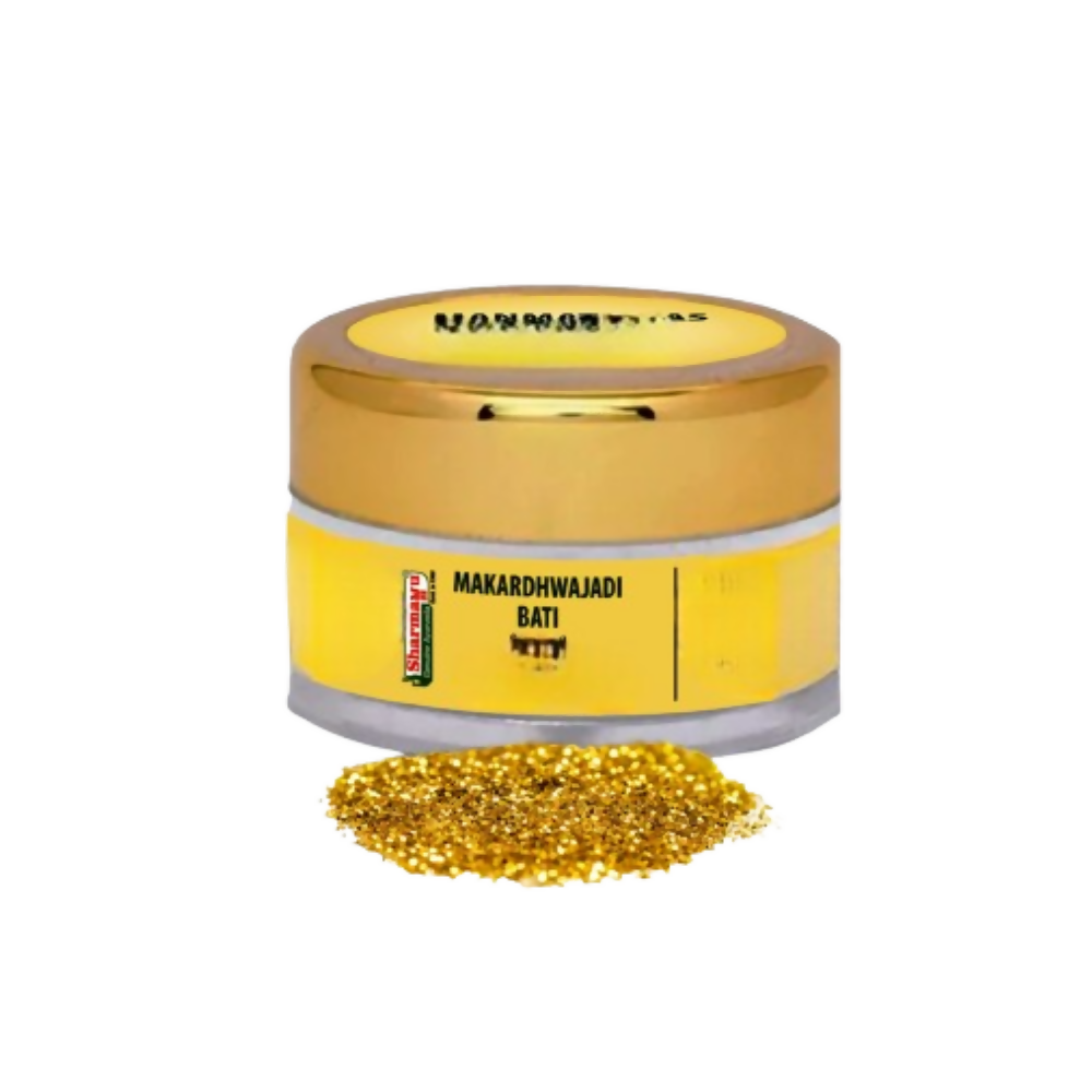 Image 1 of 25 tabs for the product Sharmayu Ayurveda Makardhwajadi Bati (M.Y.)