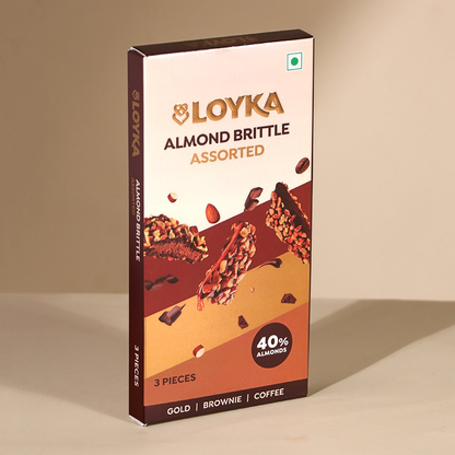 Image 1 of Loyka Almond Brittle Assorted 3 Pcs Box