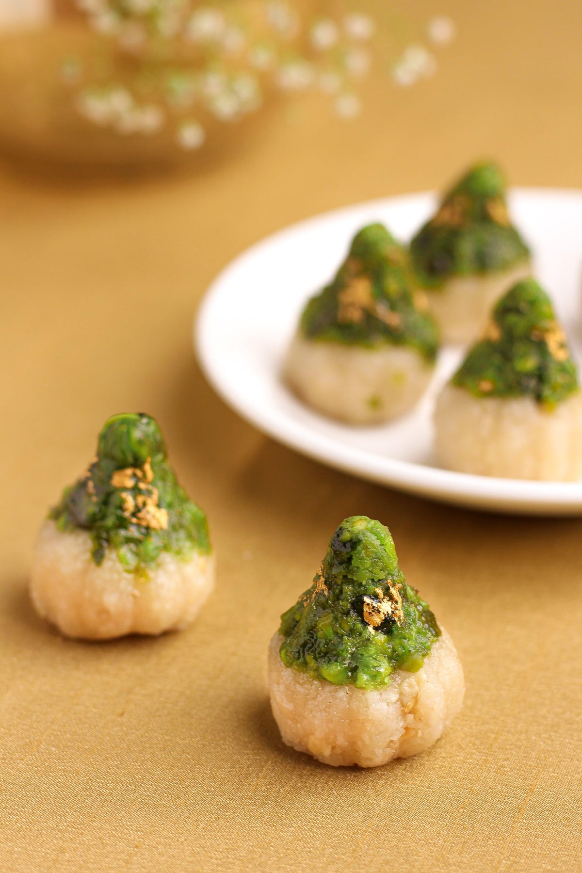 Image 1 of Misree Pista and Cashew Modak
