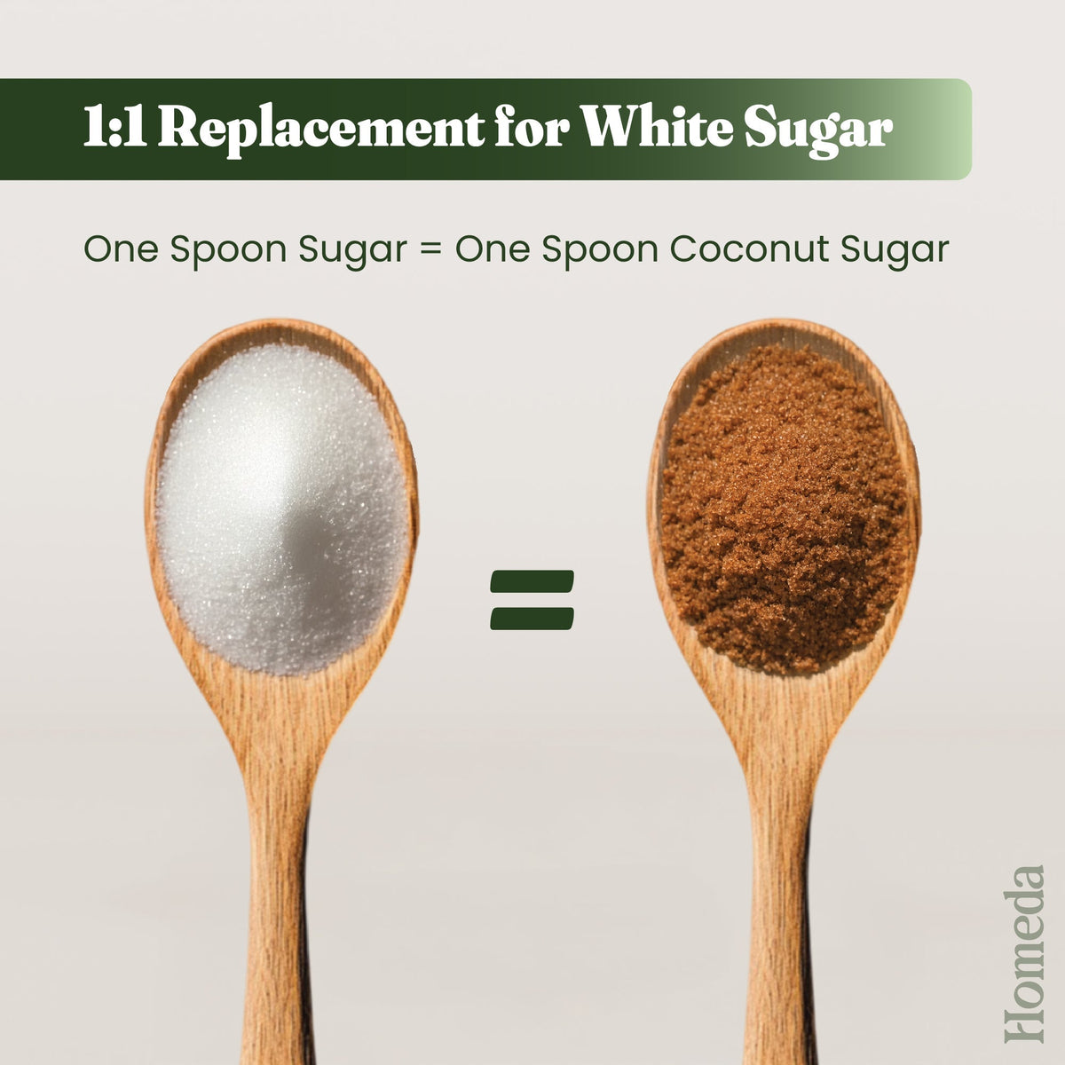 Image 3 of Homeda Organic Coconut Sugar, Palm Sugar Organic, Natural Sweetener