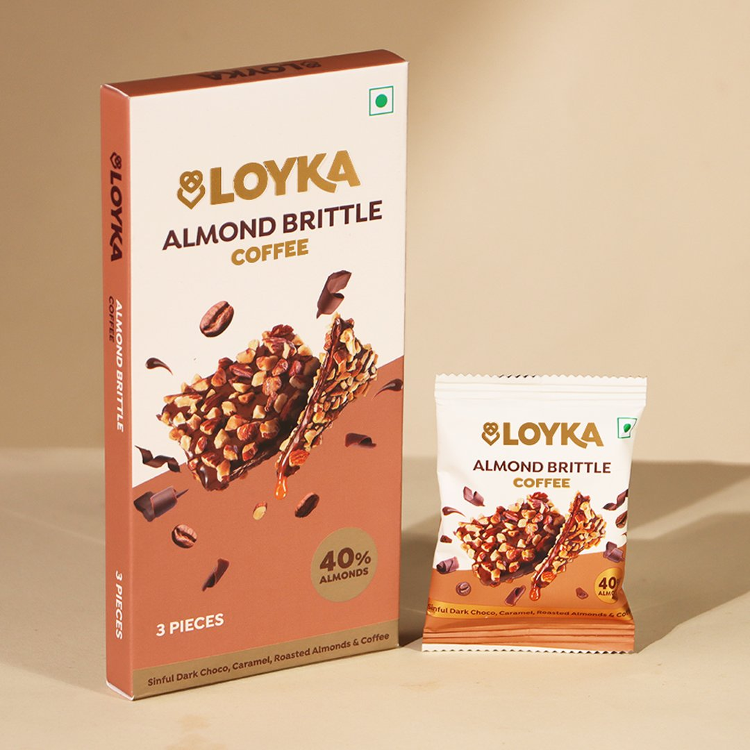 Image 1 of Loyka Almond Brittle Coffee 3 Pcs Box