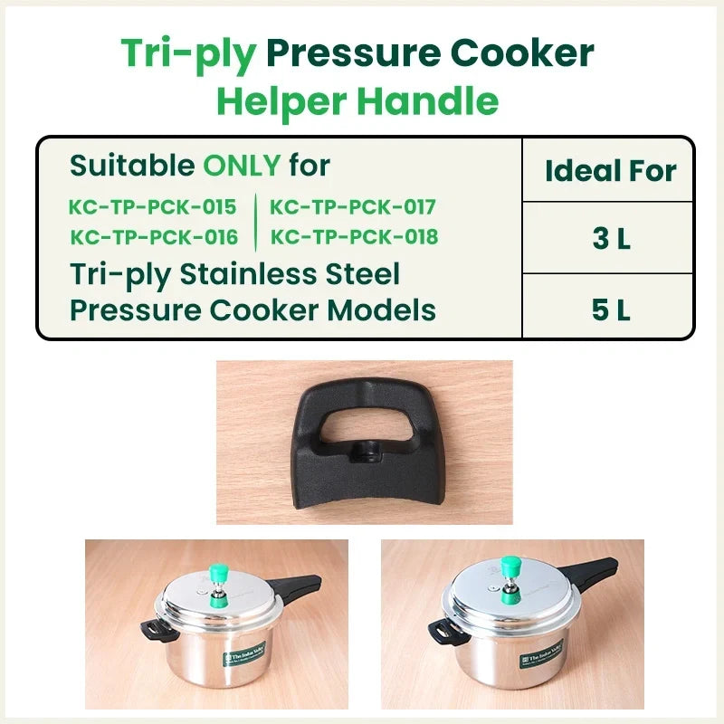 Image 4 of The Indus Valley Triply Outer Lid Pressure Cooker Helper Handle 3.0L & 5.0L