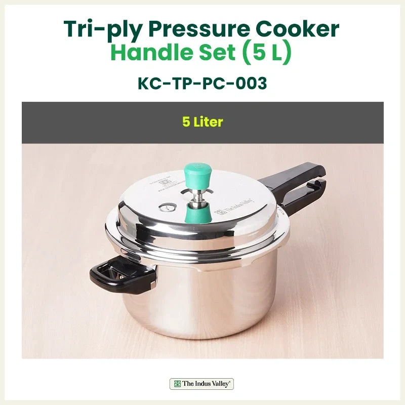 Image 5 of The Indus Valley Triply Pressure Cooker handle 5.0L