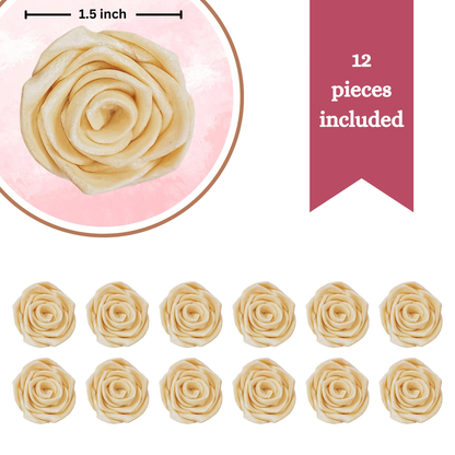 Image 2 of Confect Pearl | Edible Metallic Sugar Roses Topper