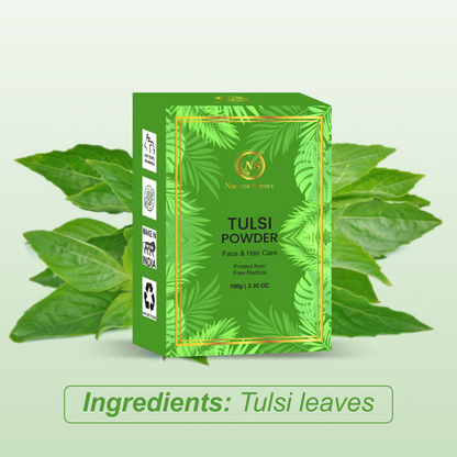 Image 2 of Nuerma Science Tulsi Natural Powder For Face & Hair Care