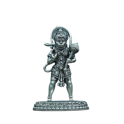 Image 1 of Default Title for the product Dista Silvers Antique Hanuman Idol Standing 40.51G