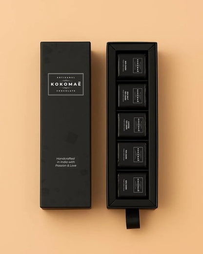 Image 3 of KOKOMAE Single-Origin Bean-to-Bar Dark Chocolate Gift Box | 25 Mini Chocolate Bars | 145g