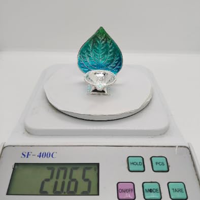 Image 3 of Dista Silvers Silver Betel Leaf Pattern Pair 41.3g