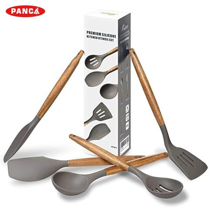 Image 6 of PANCA Non-Stick Silicone Spatula & Spoon Set (5 Pcs)