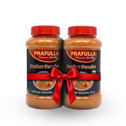Image 1 of Default Title for the product PRAFULLA Sambar Powder, Pack of 2, 250g each